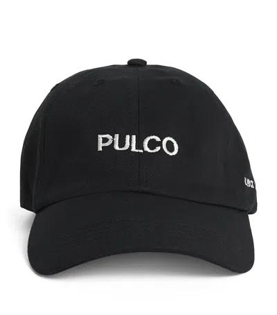 Pulco Studios Organic Cotton Padel Cap In Black