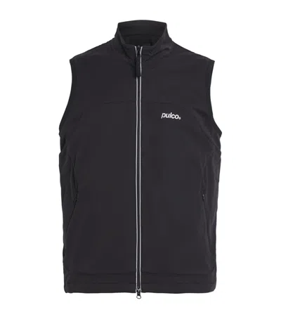 Pulco Studios Ripstop Vent Gilet In Black