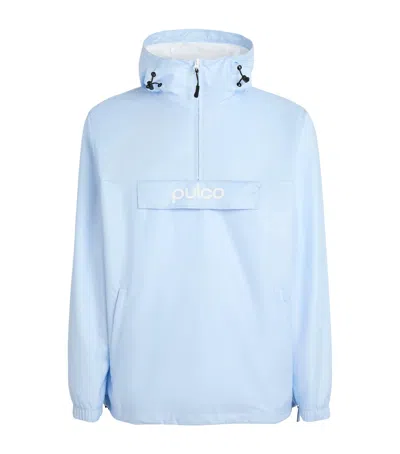 Pulco Studios Water-resistant Coaches Jacket In Blue