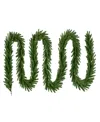 Puleo 20' X 10" Mountain View Spruce Artificial Christmas Garland In Green