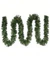 Puleo 20' X 10" Teton Pine Artificial Christmas Garland In Green