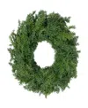Puleo 24" Artificial Christmas Wreath With Branch Tips In Green