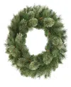 Puleo 24" Artificial Teton Pine Christmas Wreath In Green