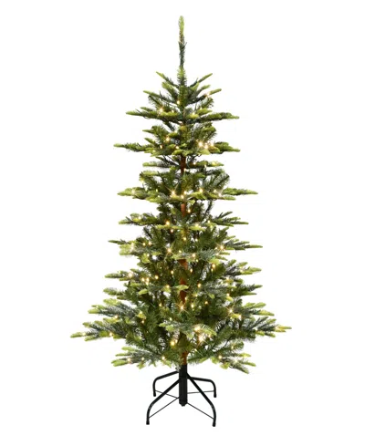 Puleo 4.5' Pre-lit Artificial Aspen Fir Tree In Green