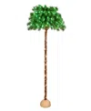 Puleo 6' Pre-lit Artificial Palm Tree In Green