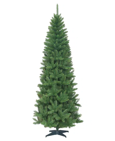 Puleo 7' Unlit Carson Artificial Pine Tree In Green