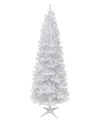 Puleo 6' Unlit Carson Artificial Pine Tree In White