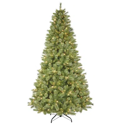 Puleo 7.5-ft. Canterbury Fir Tree With 500 Clear Lights & Stand In Green