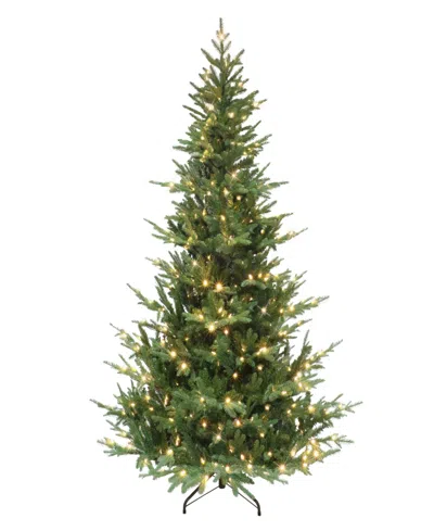 Puleo 7.5' Pre-lit Sacramento Fir Artificial Christmas Tree In Green