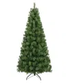 Puleo 7.5' Unlit Artificial Colorado Pine Christmas Tree In Green