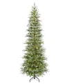 Puleo 9' Pre-lit Artificia Cypress Christmas Tree With Led Rice Lights In Green