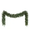 Puleo 9' X 10" Artificial Linden Fir Christmas Garland In Green