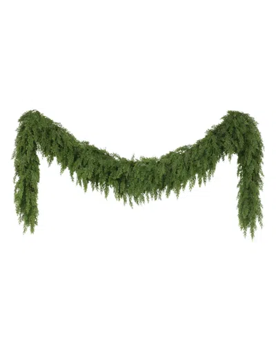 Puleo Artificial Garland 9 Ft.x 10 Inch In Green