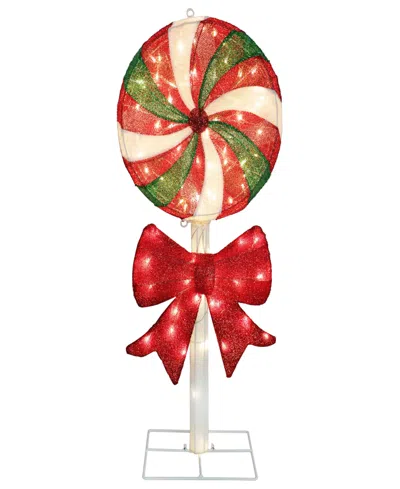 Puleo International 3' Pre-lit Lollipop Christmas Holiday Decor In Multi