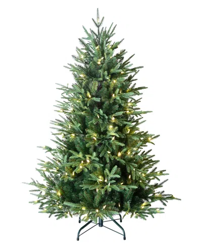 Puleo International 4.5" Pre-lit Artificial Fraser Fir Tree In Green