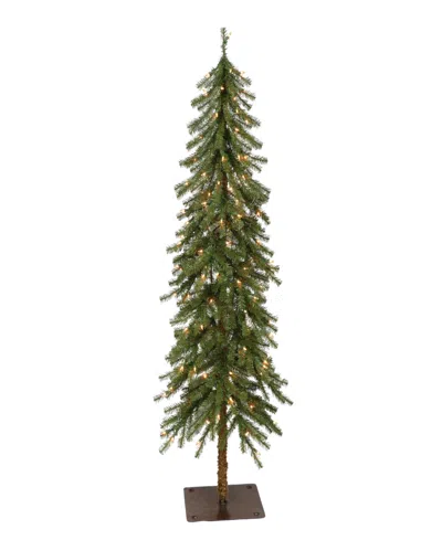 Puleo International 5' Alpine Christmas Tree In Green
