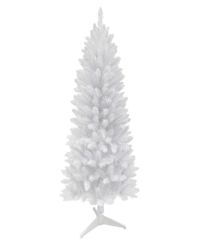 Puleo International 5' Carson Pine Christmas Tree In White