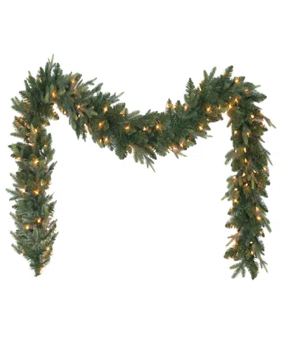 Puleo International 9' Balsam Fir Garland In Green