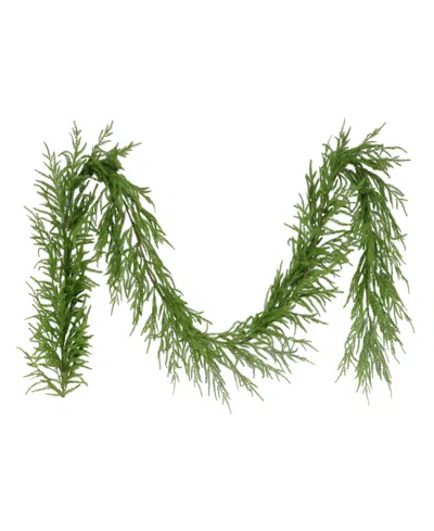 Puleo International 9' Christmas Garland In Green
