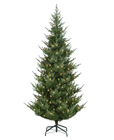 Puleo International 9' Hillside Spruce Pre-lit Artificial Christmas Tree In Green
