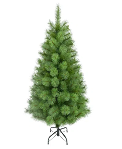 Puleo International Puleo 4.5' Artificial Wyoming Pine Christmas Tree In Green