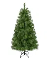 Puleo International Puleo 4.5' Unlit Artificial Colorado Pine Christmas Tree In Green