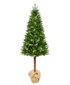 Puleo Pre-lit Alpine Artificial Tree 6 Ft. In Green