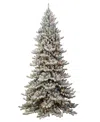 Puleo Pre-lit Artificial Fir Tree 7.5 Ft In Green