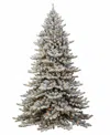 Puleo Pre-lit Artificial Fir Tree 7.5 Ft In Multi