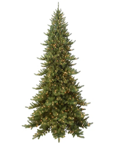 Puleo Pre-lit Artificial Fir Tree 9 Ft In Green