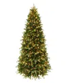 Puleo Pre-lit Spruce Artificial Tree 7.5 Ft In Green