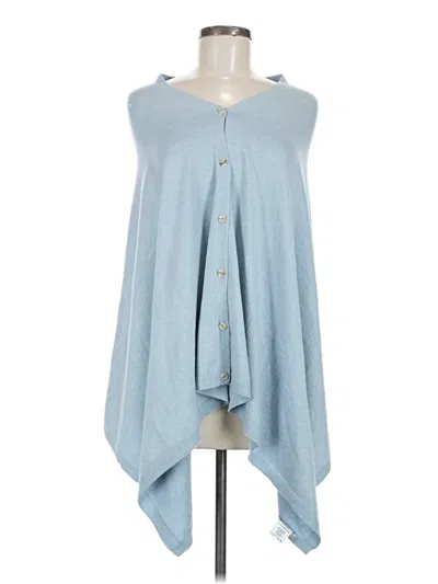 Pre-owned Puli Poncho In Blue