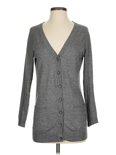 Pre-owned Pull & Bear Cardigan Sweater In Gray