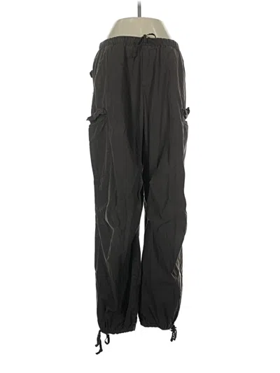 Pre-owned Pull & Bear Cargo Pants In Black