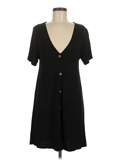 Pre-owned Pull & Bear Casual Dress In Black