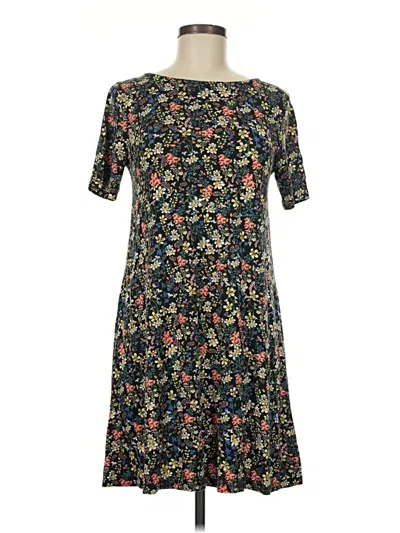 Pre-owned Pull & Bear Casual Dress In Black