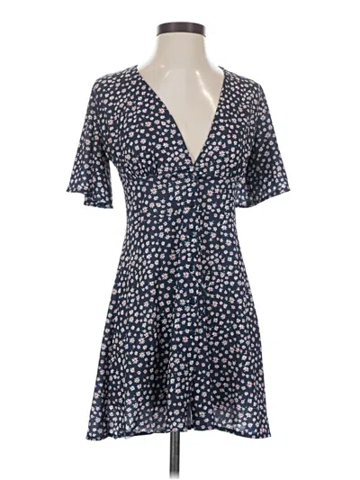 Pre-owned Pull & Bear Casual Dress In Blue