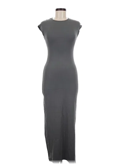 Pre-owned Pull & Bear Casual Dress In Gray