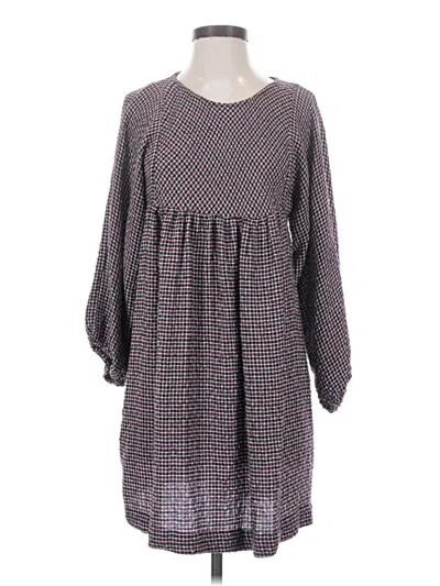 Pre-owned Pull & Bear Casual Dress In Gray