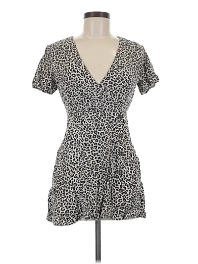 Pre-owned Pull & Bear Casual Dress In Gray