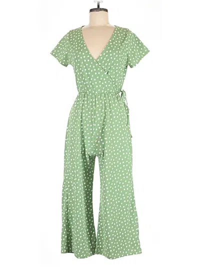 Pre-owned Pull & Bear Casual Dress In Green