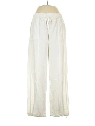 Pre-owned Pull & Bear Casual Pants In Ivory