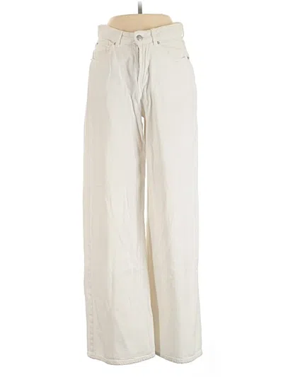 Pre-owned Pull & Bear Casual Pants In Ivory