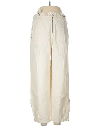 Pre-owned Pull & Bear Casual Pants In Ivory