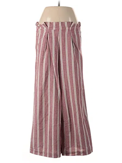 Pre-owned Pull & Bear Casual Pants In Red