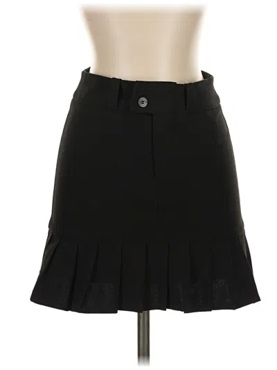Pre-owned Pull & Bear Casual Skirt In Black