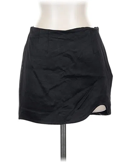 Pre-owned Pull & Bear Casual Skirt In Black