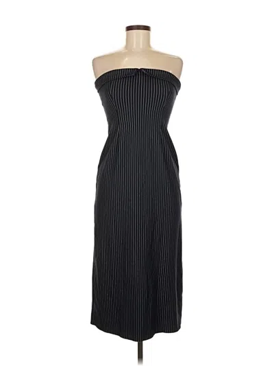 Pre-owned Pull & Bear Cocktail Dress In Black