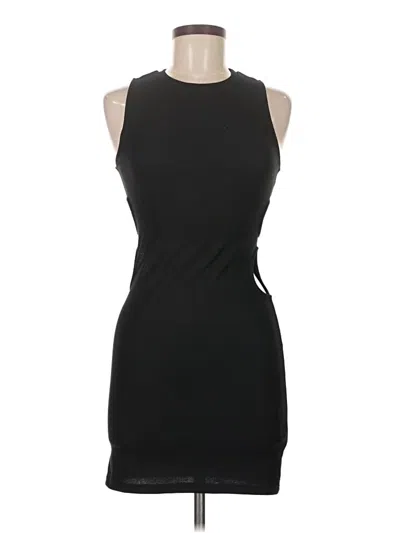 Pre-owned Pull & Bear Cocktail Dress In Black