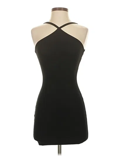 Pre-owned Pull & Bear Cocktail Dress In Black